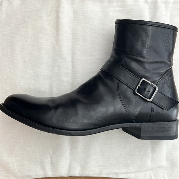 To Boot New York Rodrigo Black Calf Leather Boots Men’s 11.5 - Picture 7 of 10